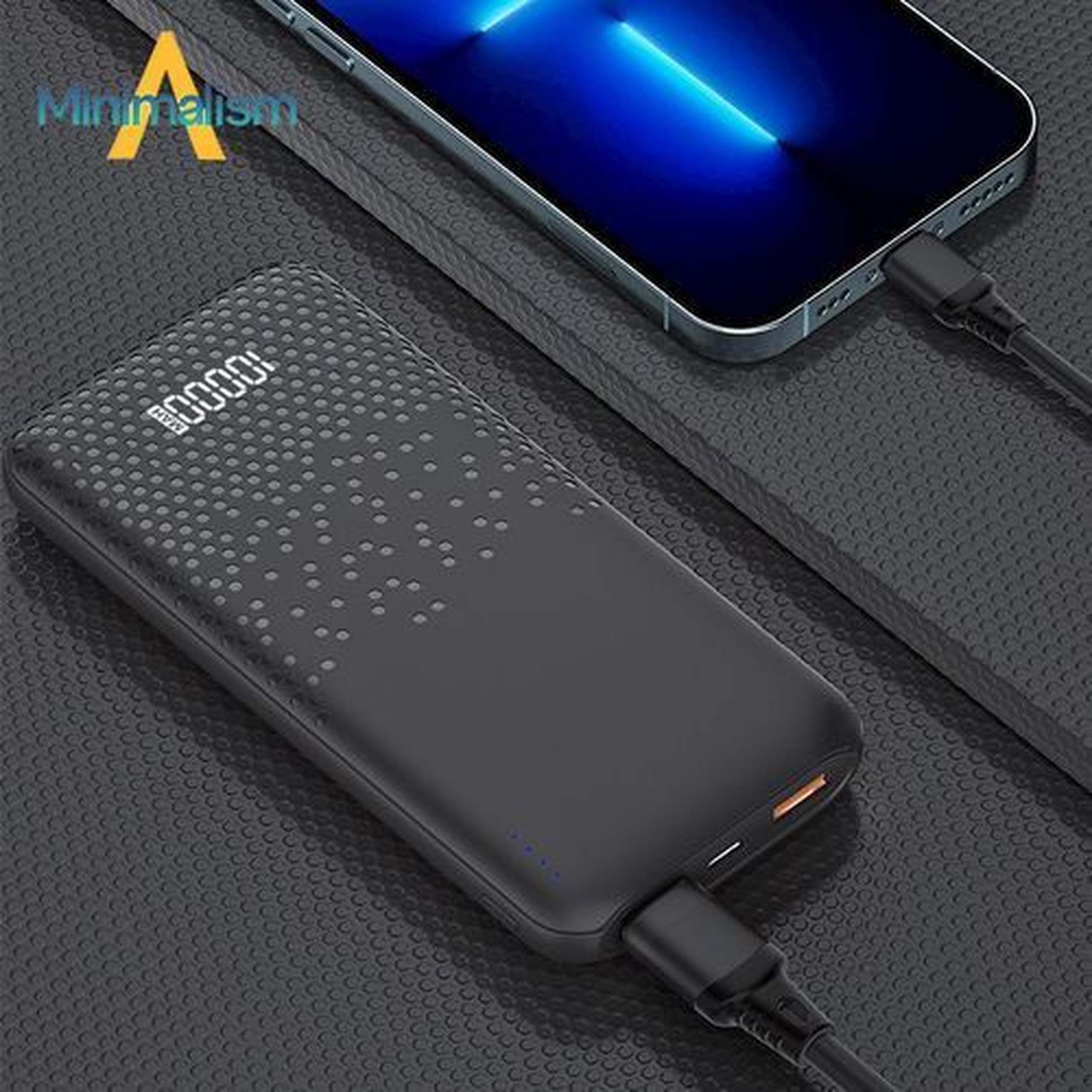 Small Size Unique Design 2A Fast Charger with 2-in-2-out Fast Charging Power Bank