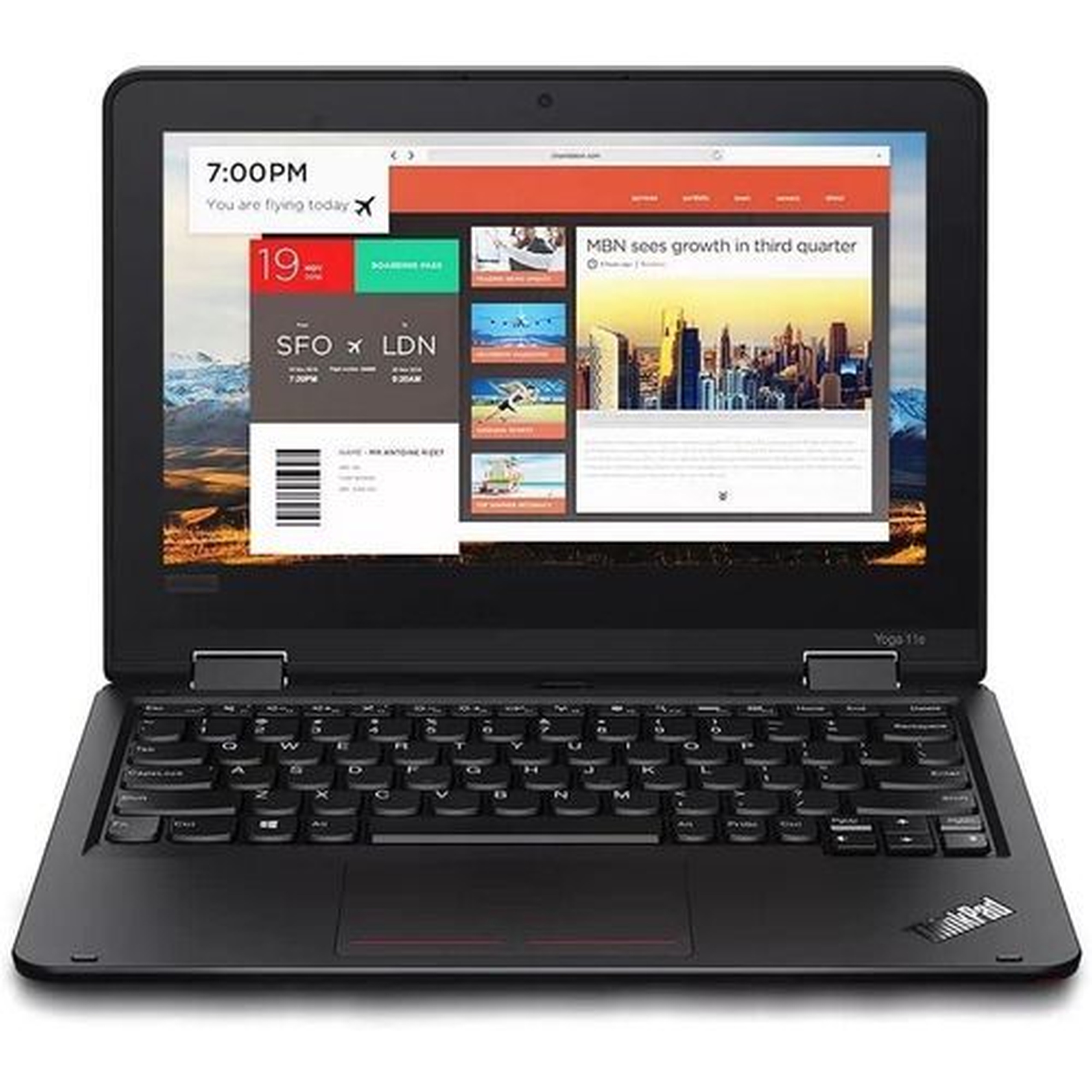 Refurbished ThinkPad Yoga 11e 11.6" Touch Screen Intel Celeron 4GB 128GB SSD