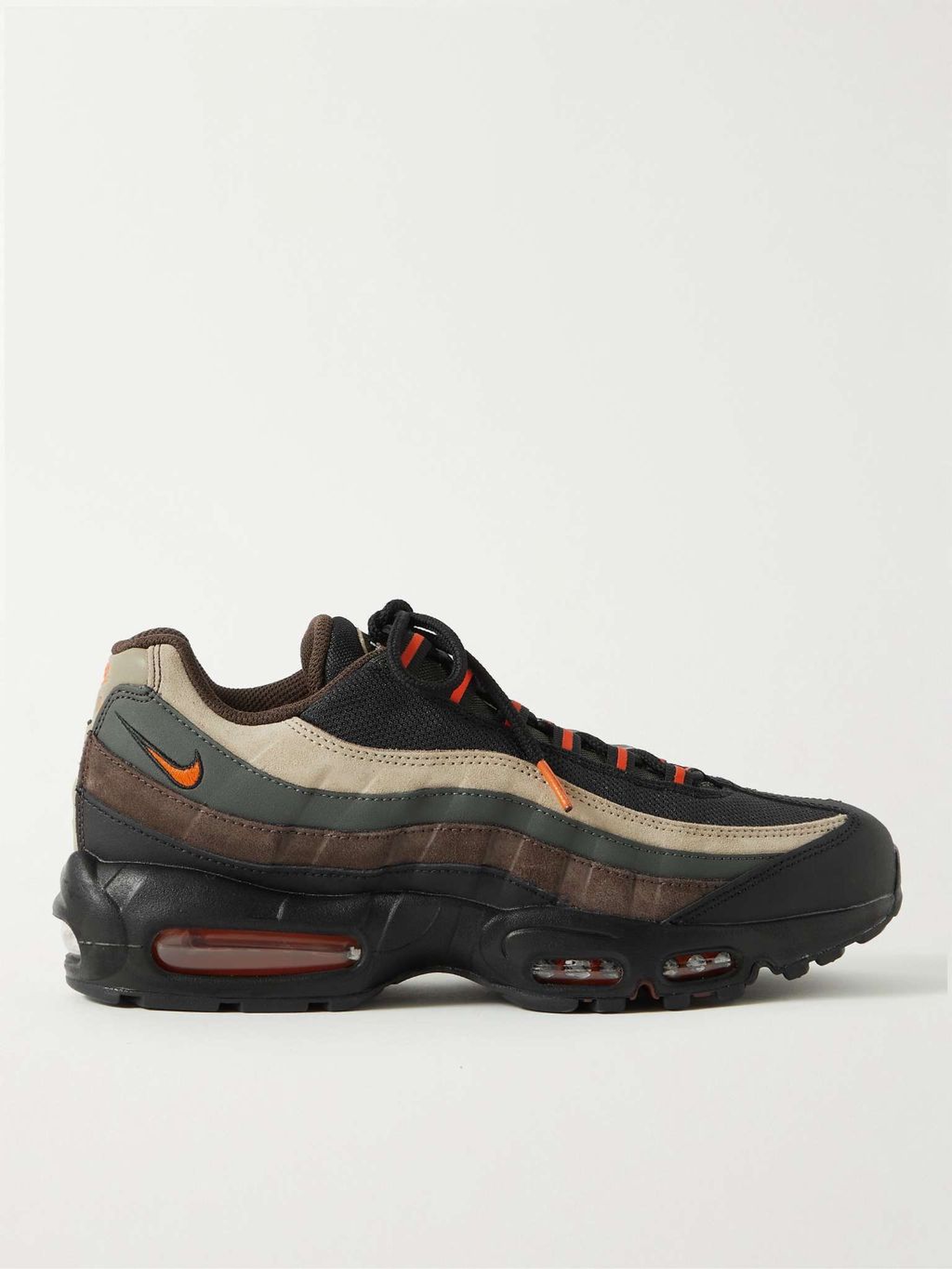Nike Air Max 95 Panelled Leather, Suede and Mesh