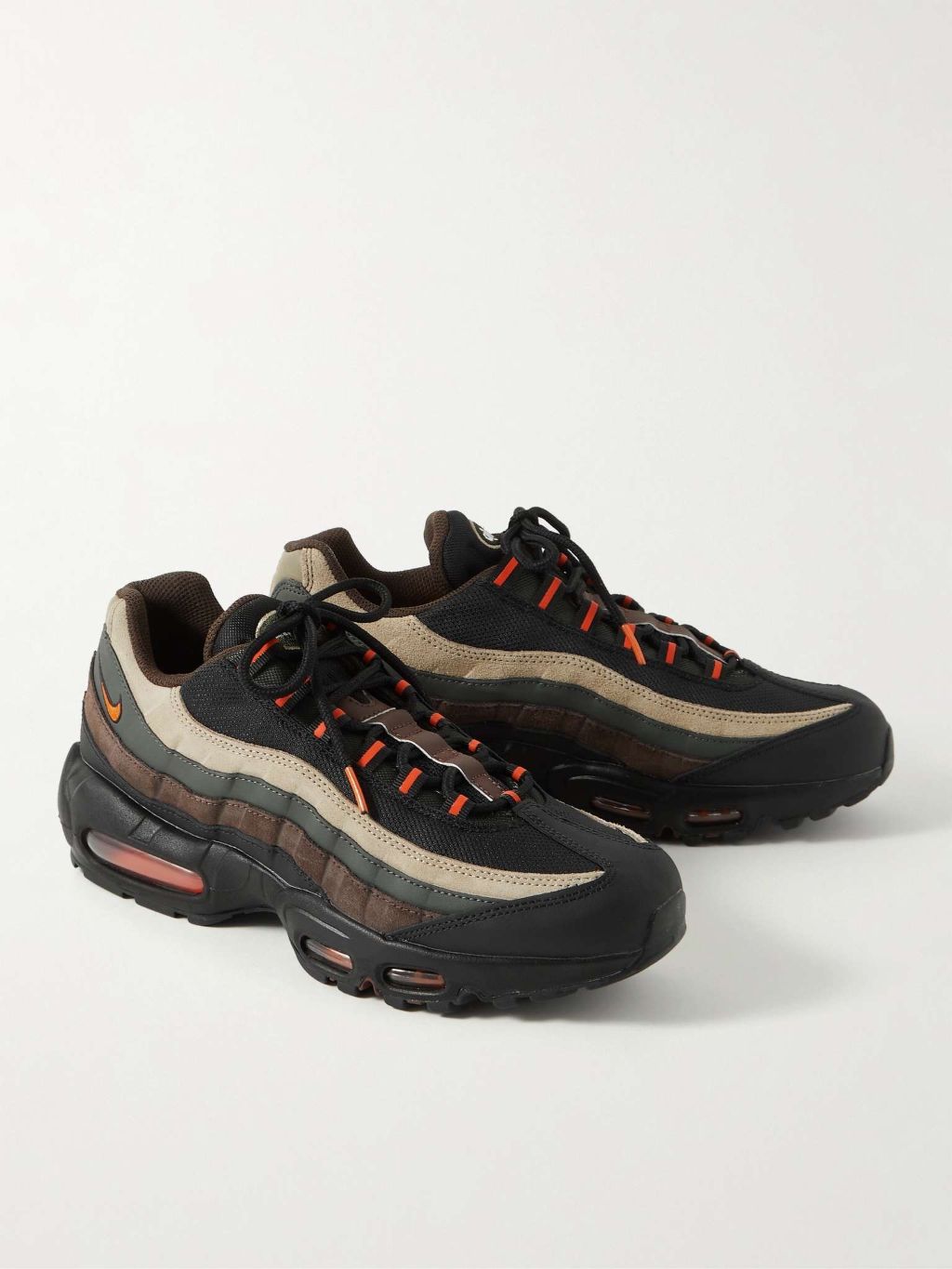 Nike Air Max 95 Panelled Leather, Suede and Mesh