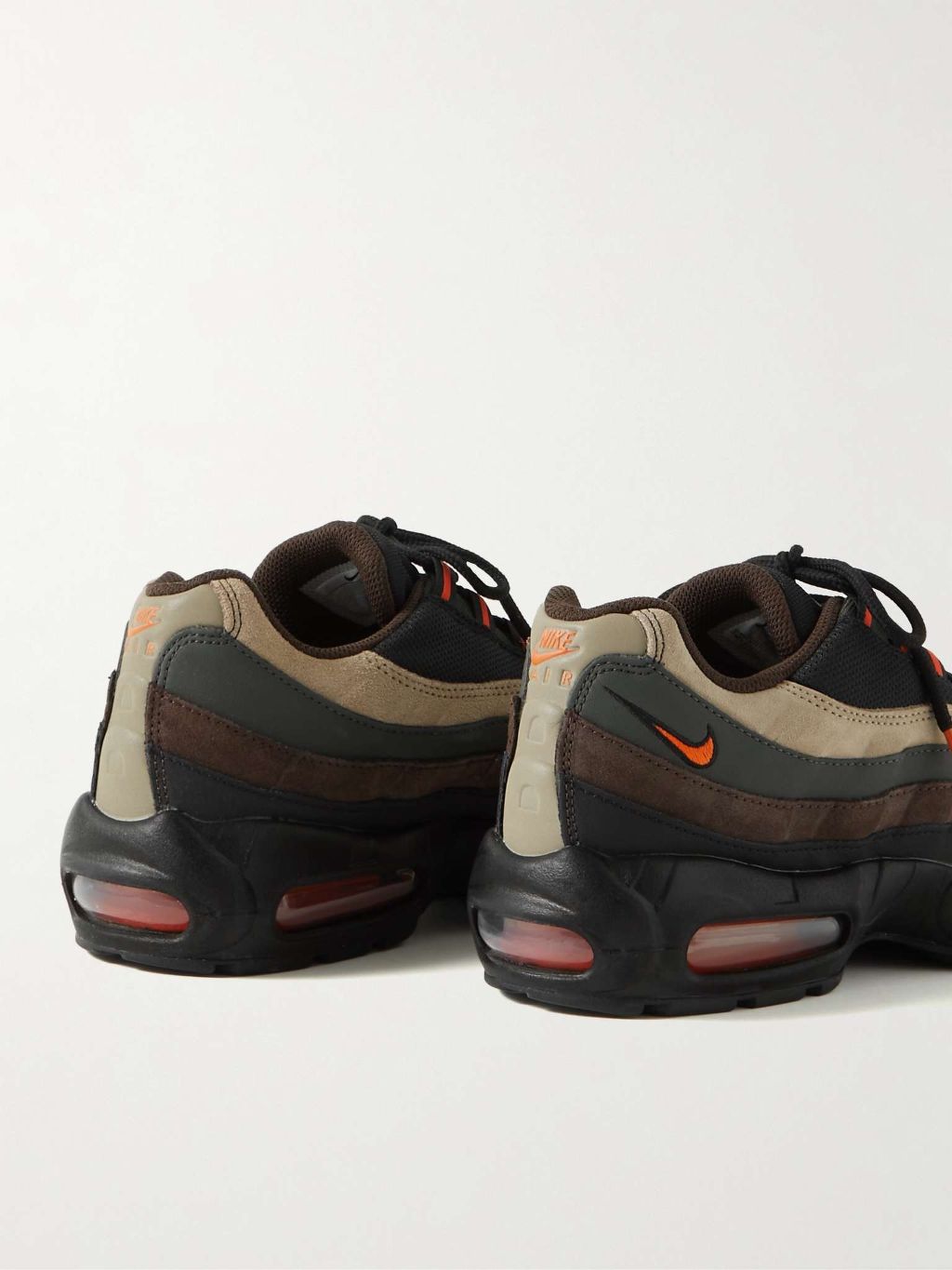 Nike Air Max 95 Panelled Leather, Suede and Mesh