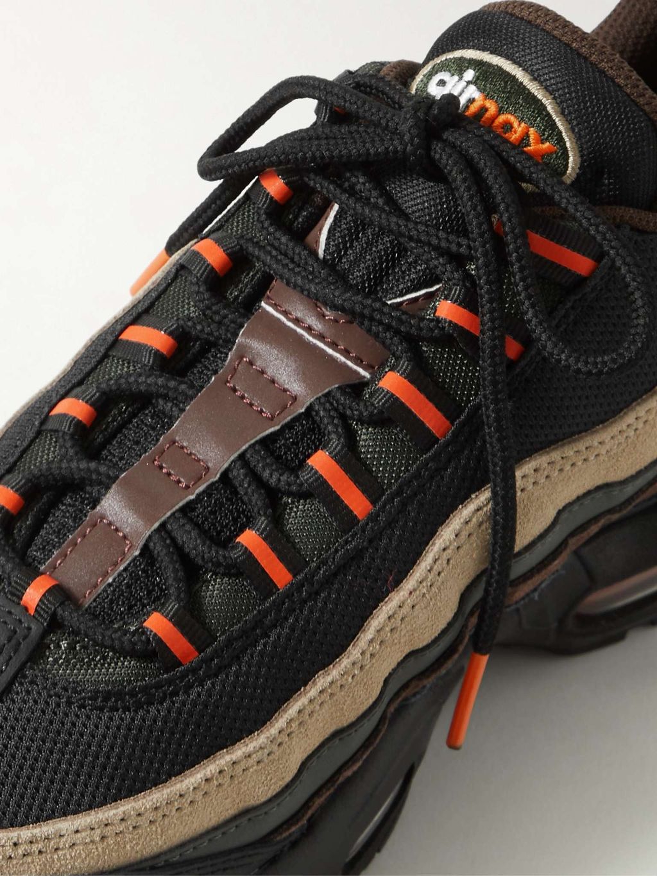 Nike Air Max 95 Panelled Leather, Suede and Mesh