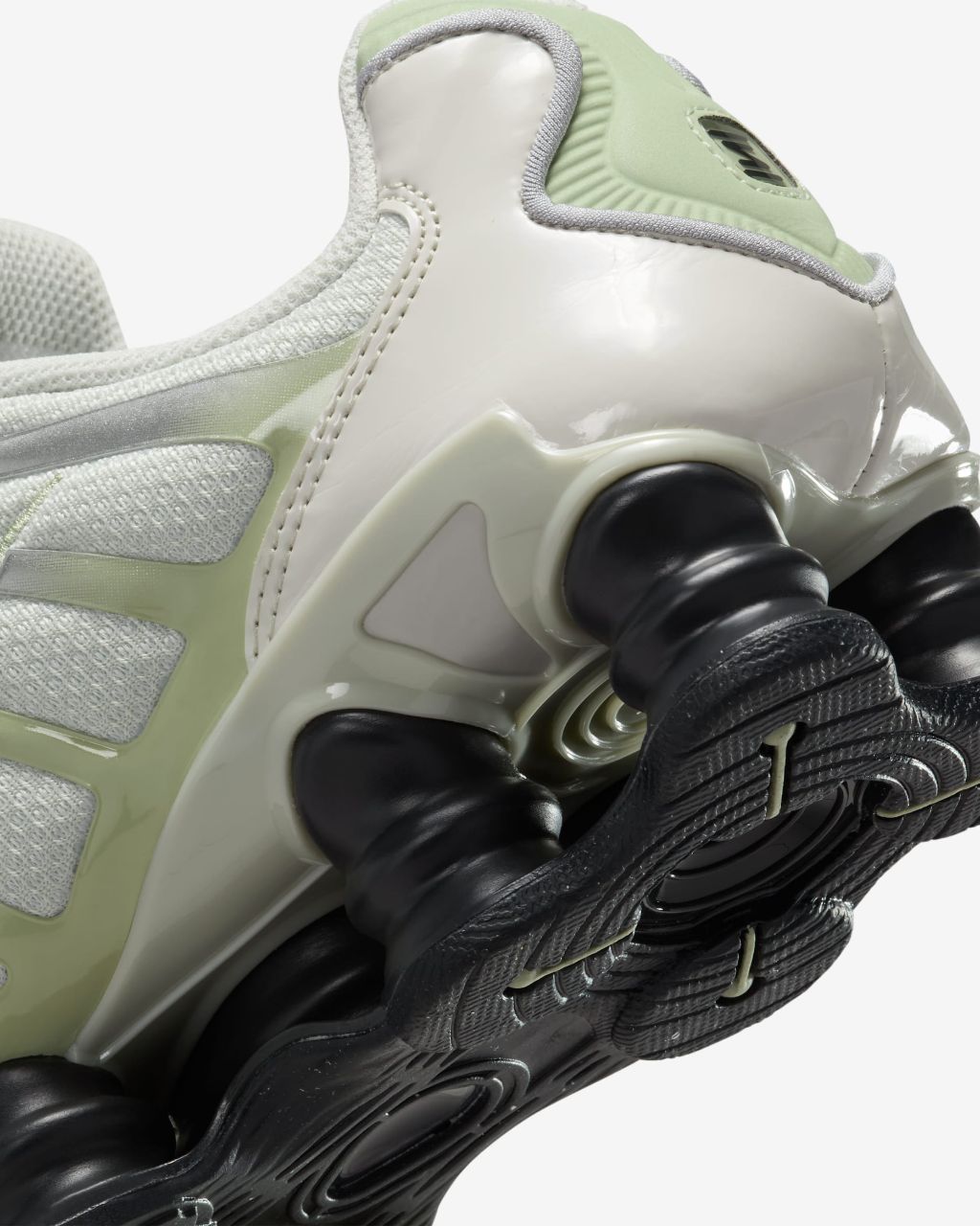 Nike Shox TL sneakers in the Light Bone/Olive Aura