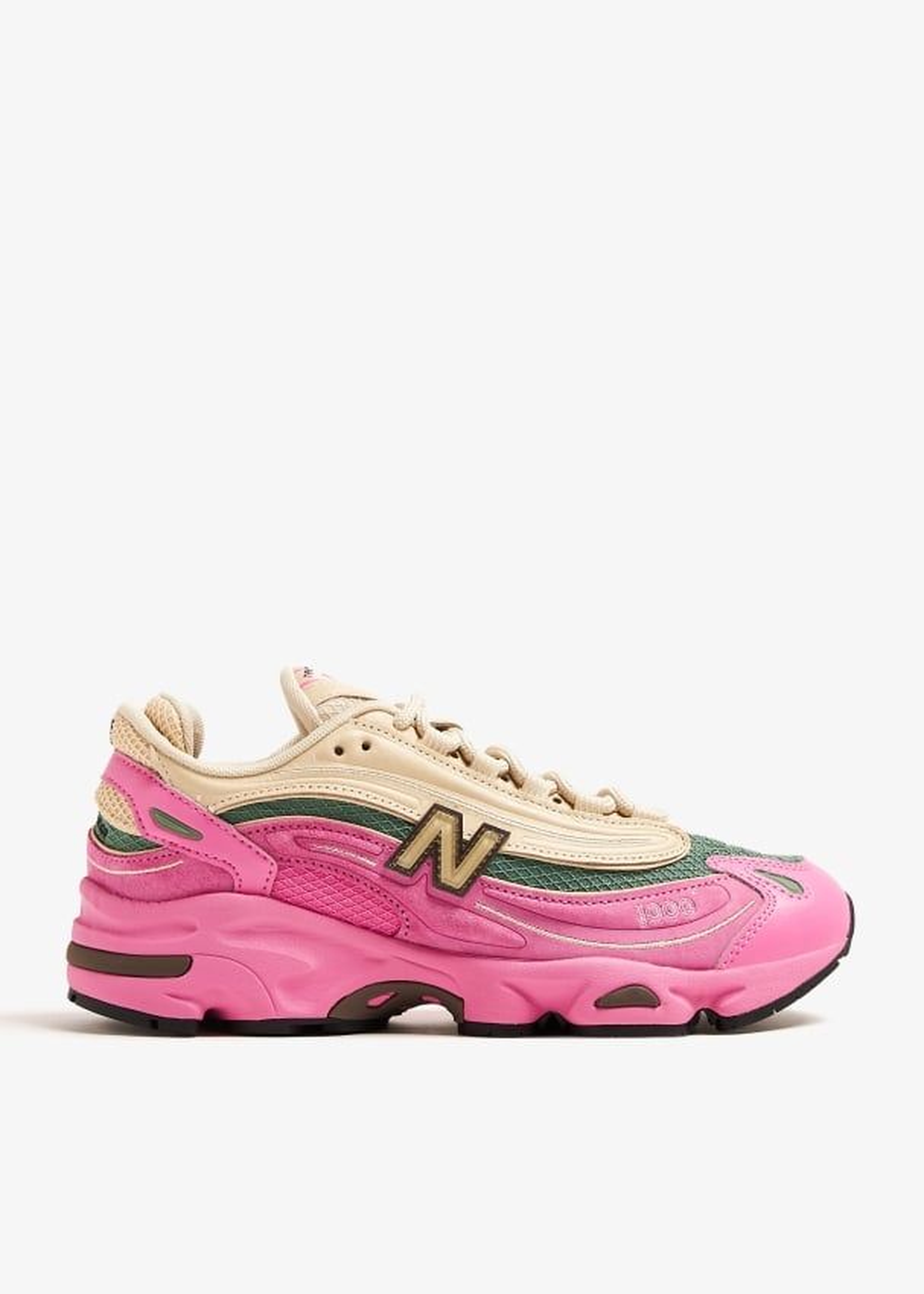 New Balance 1000 Tan Pink Green