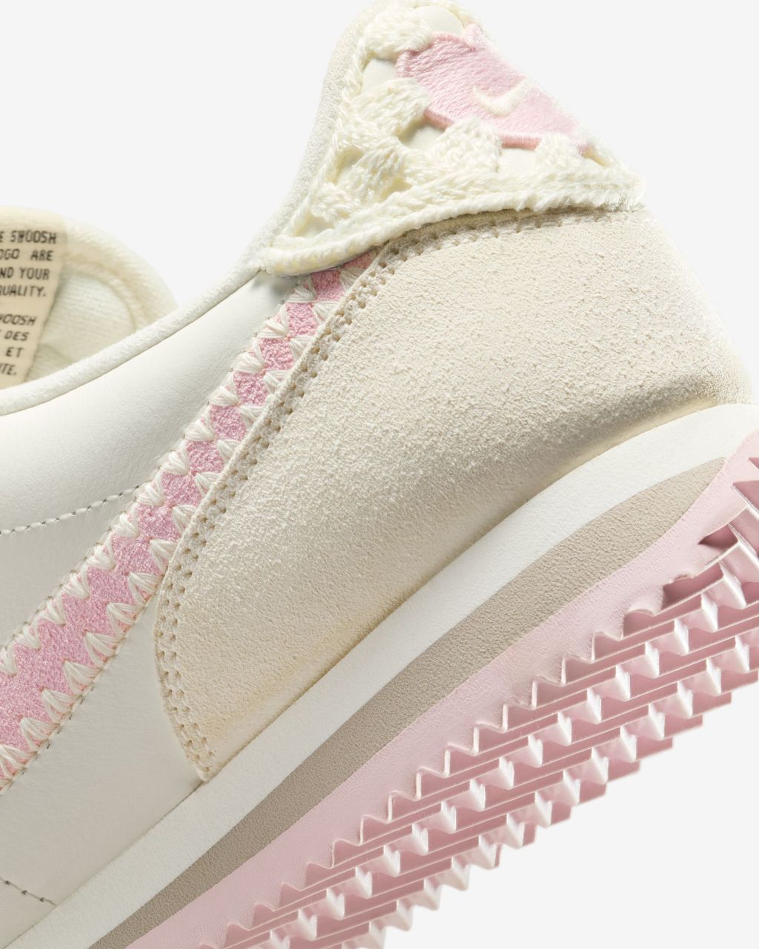 Nike Cortez Sail/Pink Foam/Sail/College Grey