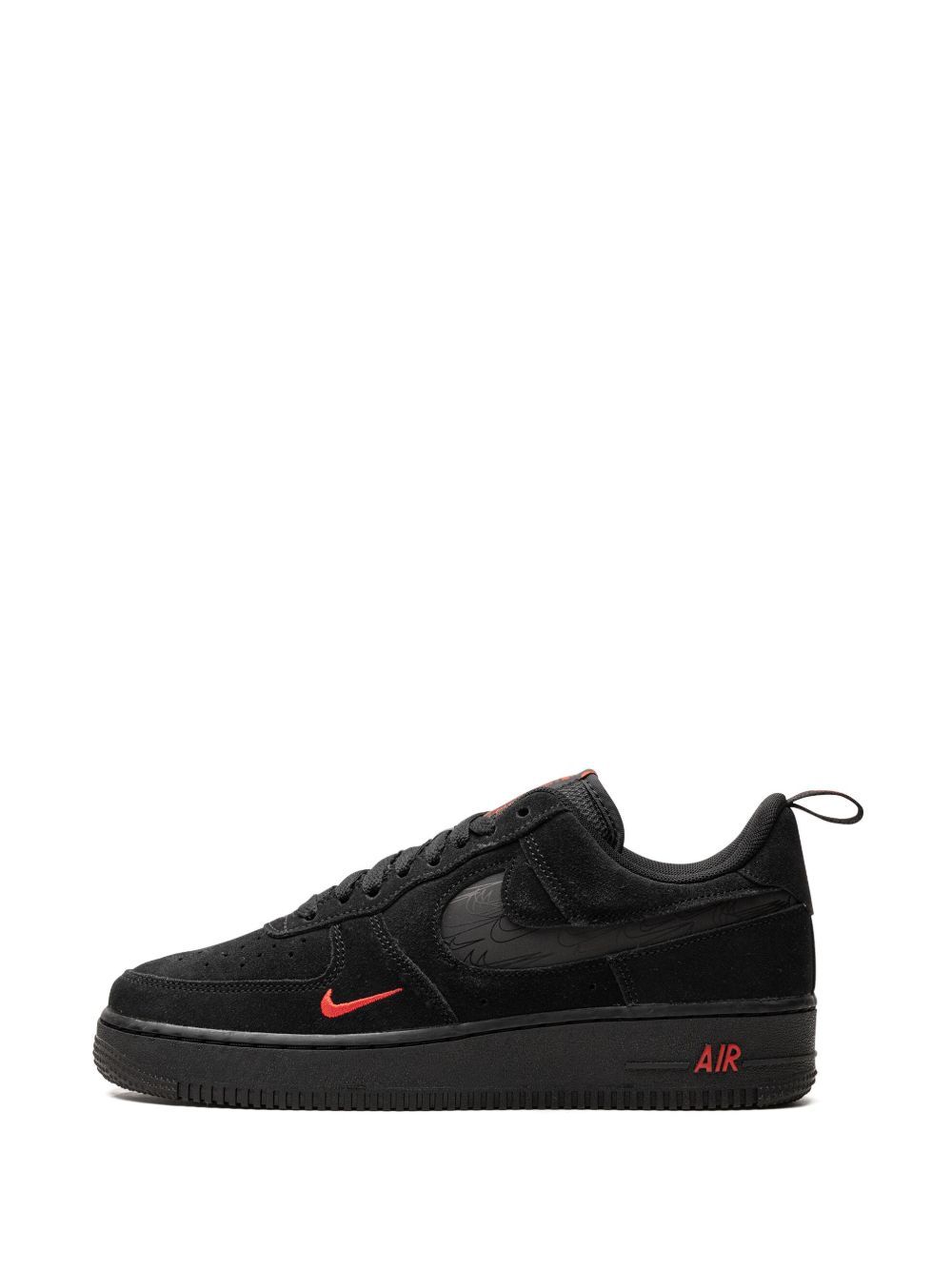Nike Air Force 1 Low '07 LV8 "Multi Swoosh - Black Crimson"