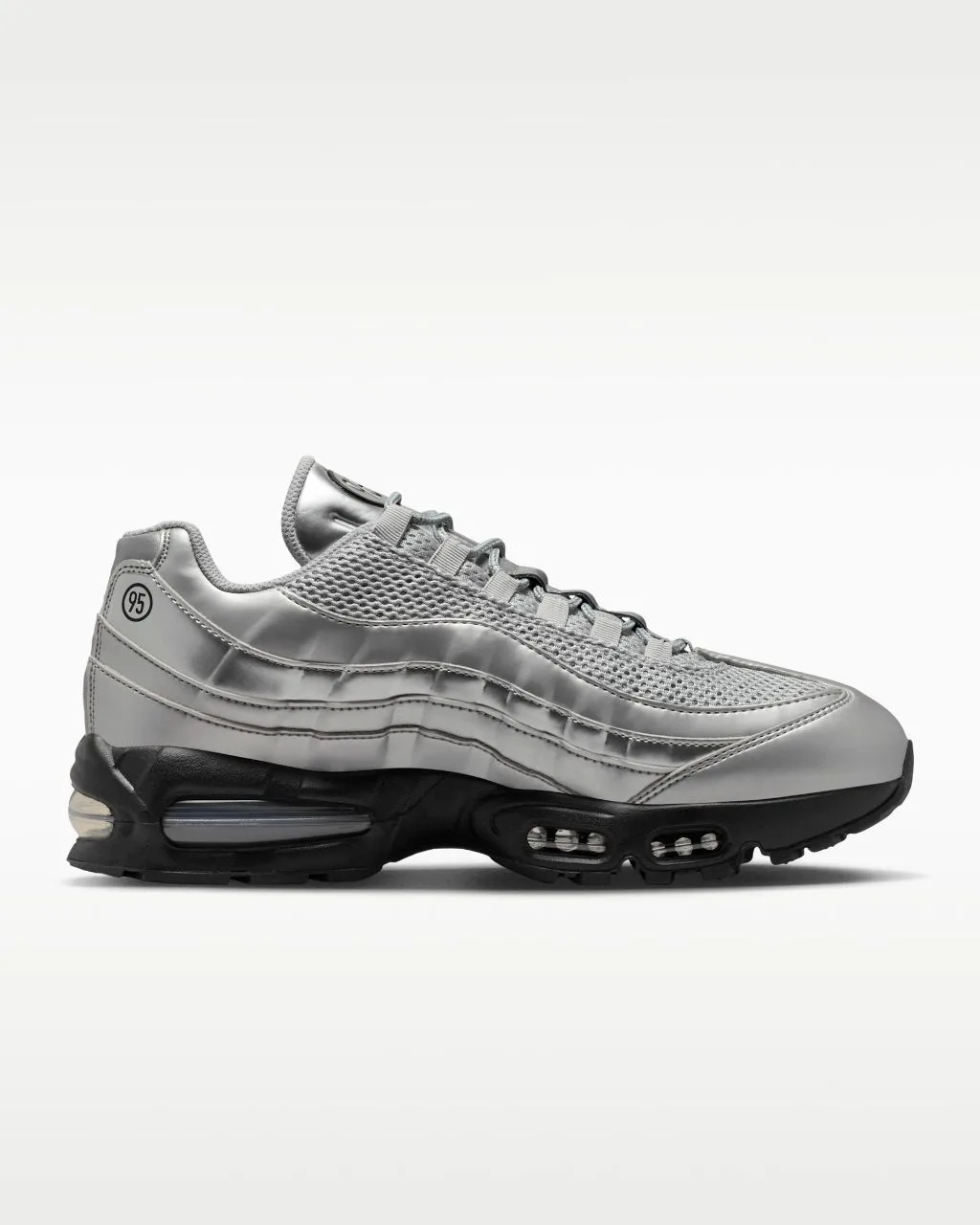 Nike Air Max 95 Big Bubble "metallic silver black"