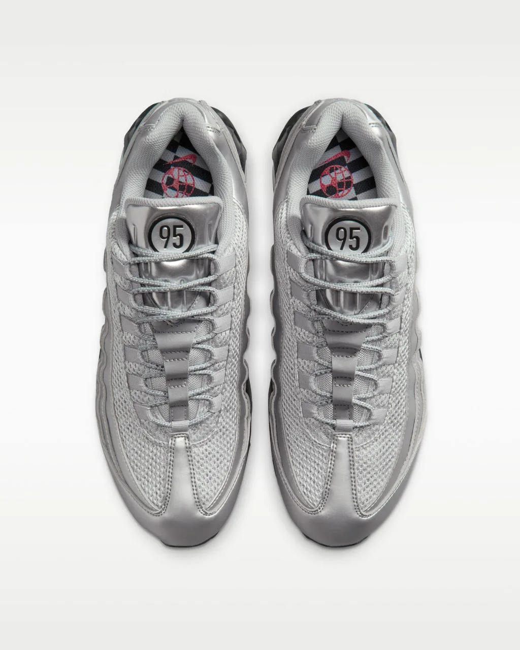 Nike Air Max 95 Big Bubble "metallic silver black"