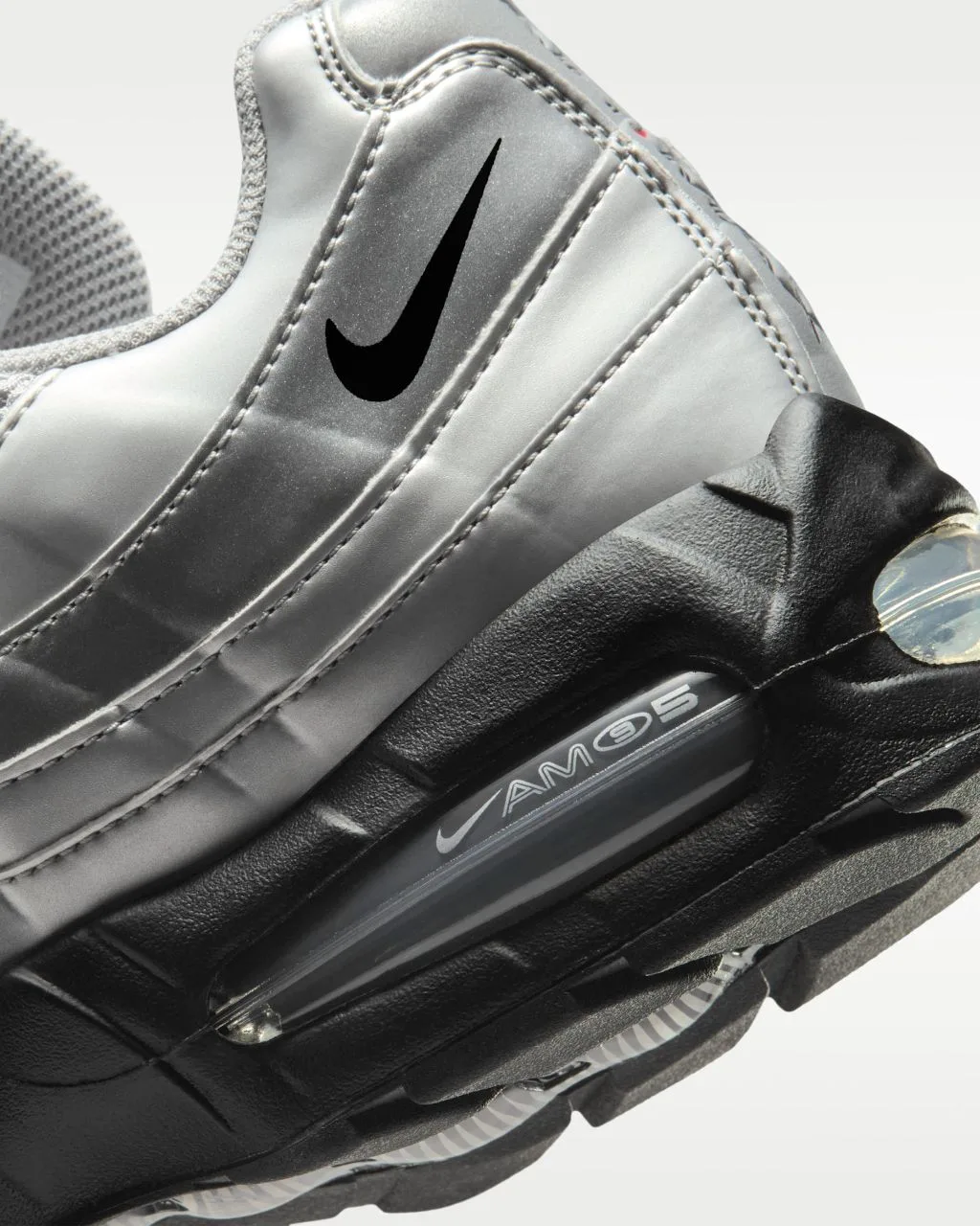 Nike Air Max 95 Big Bubble "metallic silver black"
