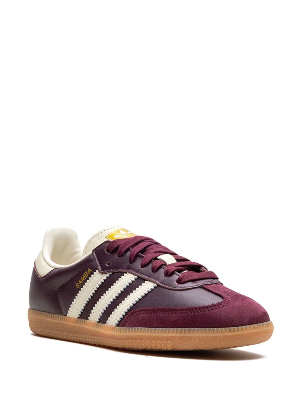 adidas Samba OG " Maroon/Core White/Gold Metallic"