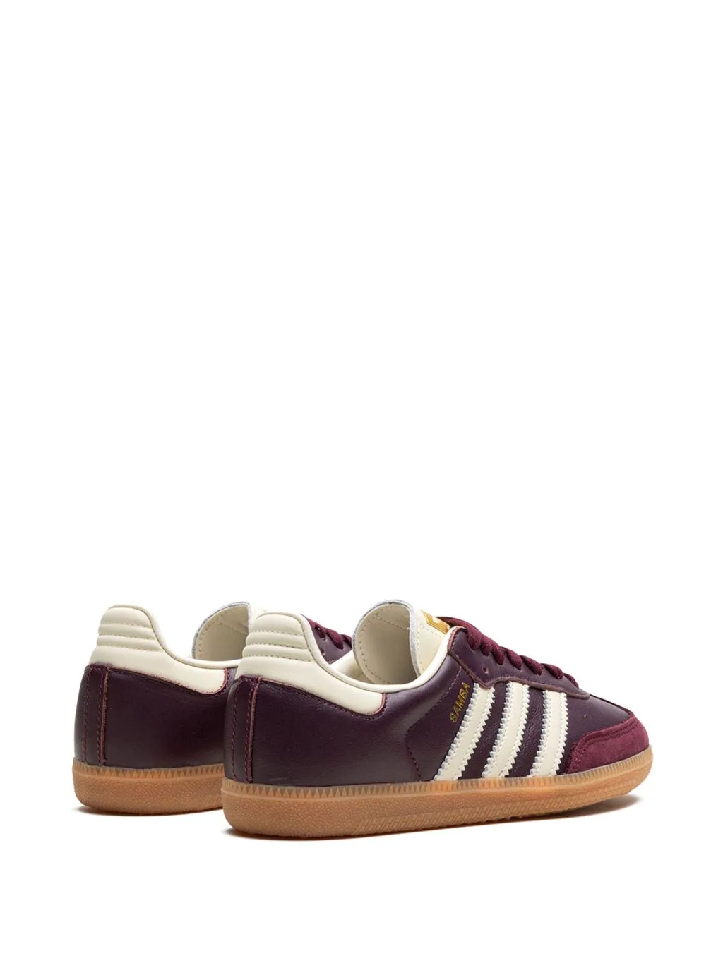 adidas Samba OG " Maroon/Core White/Gold Metallic"