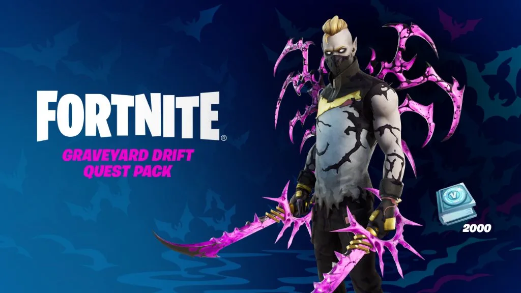 Graveyard Drift Quest Pack  + 2000 vbucks