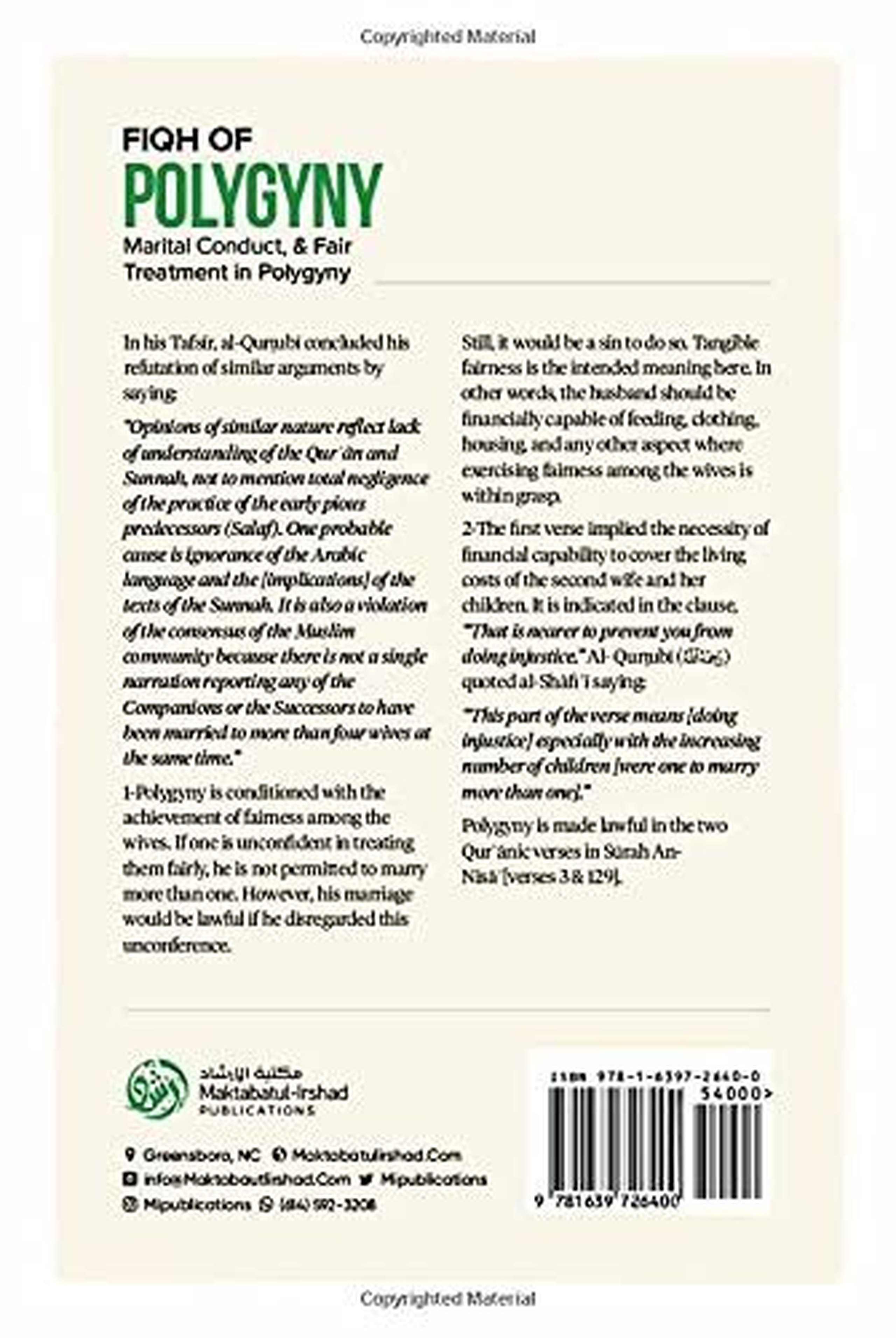 Fiqh of Polygyny