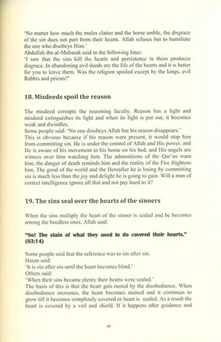 PURIFICATION OF THE HEART AND THE SOUL (ILLNESS AND CURE)