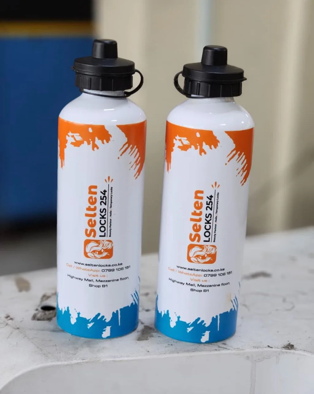 Branded Water Bottle Customizable