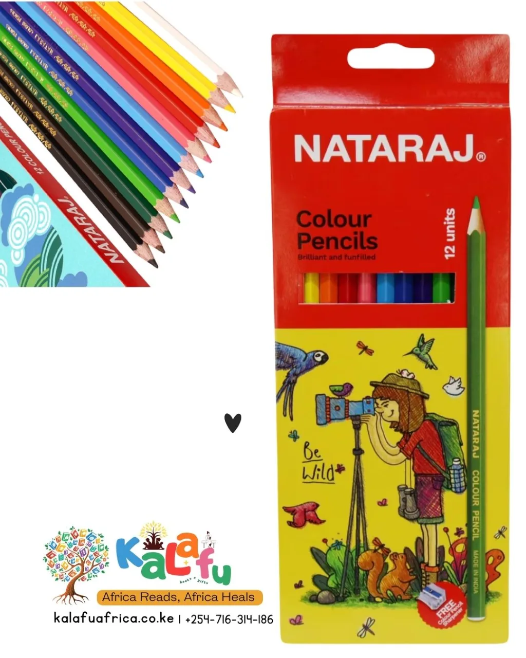 Nataraj Clear Pencil Full Size 12 Colour