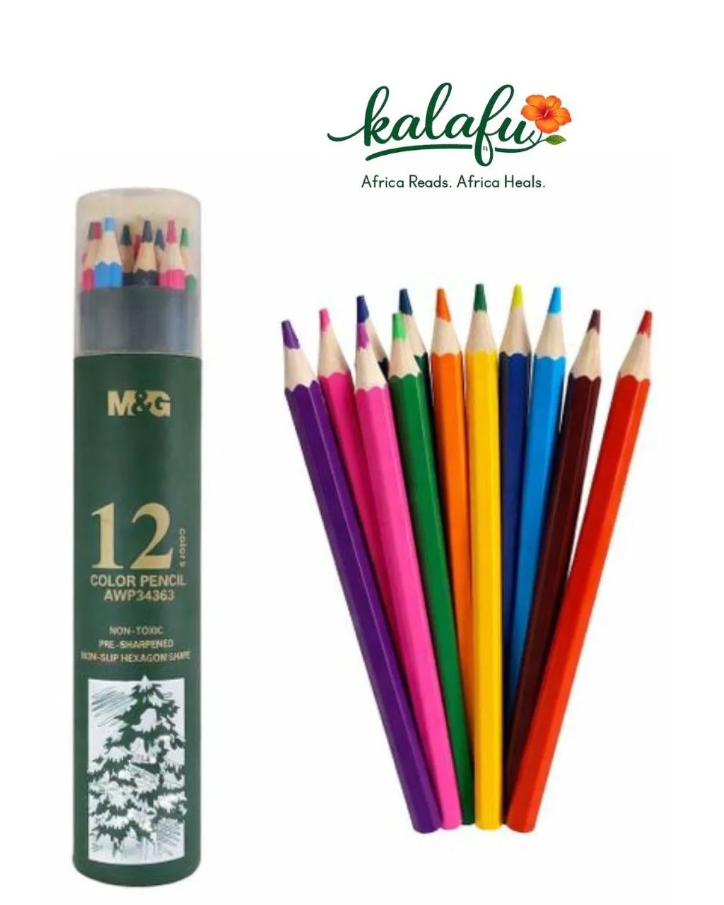 12 Color Pencils