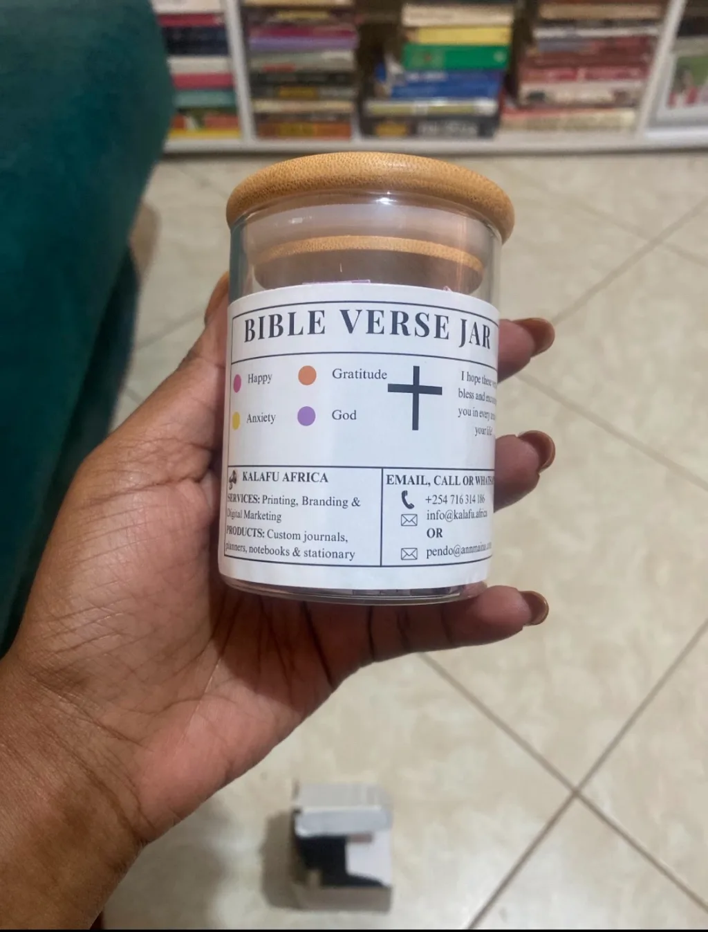 Bible verse jar