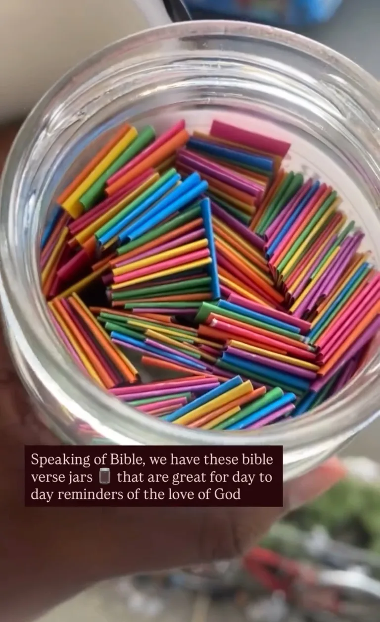 Bible verse jar