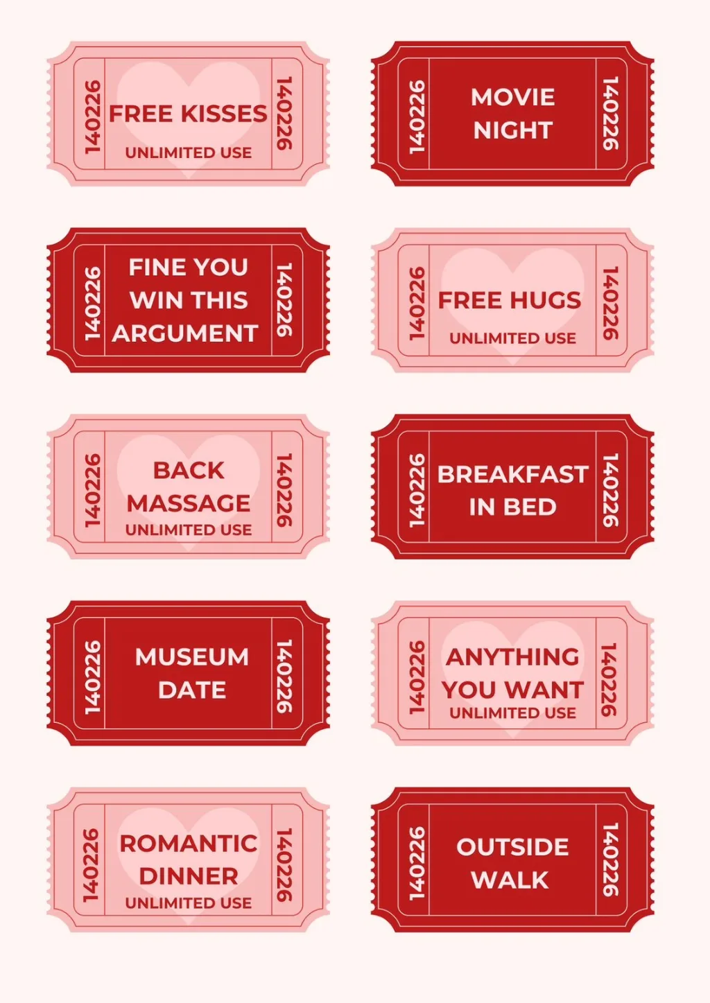 Love coupons