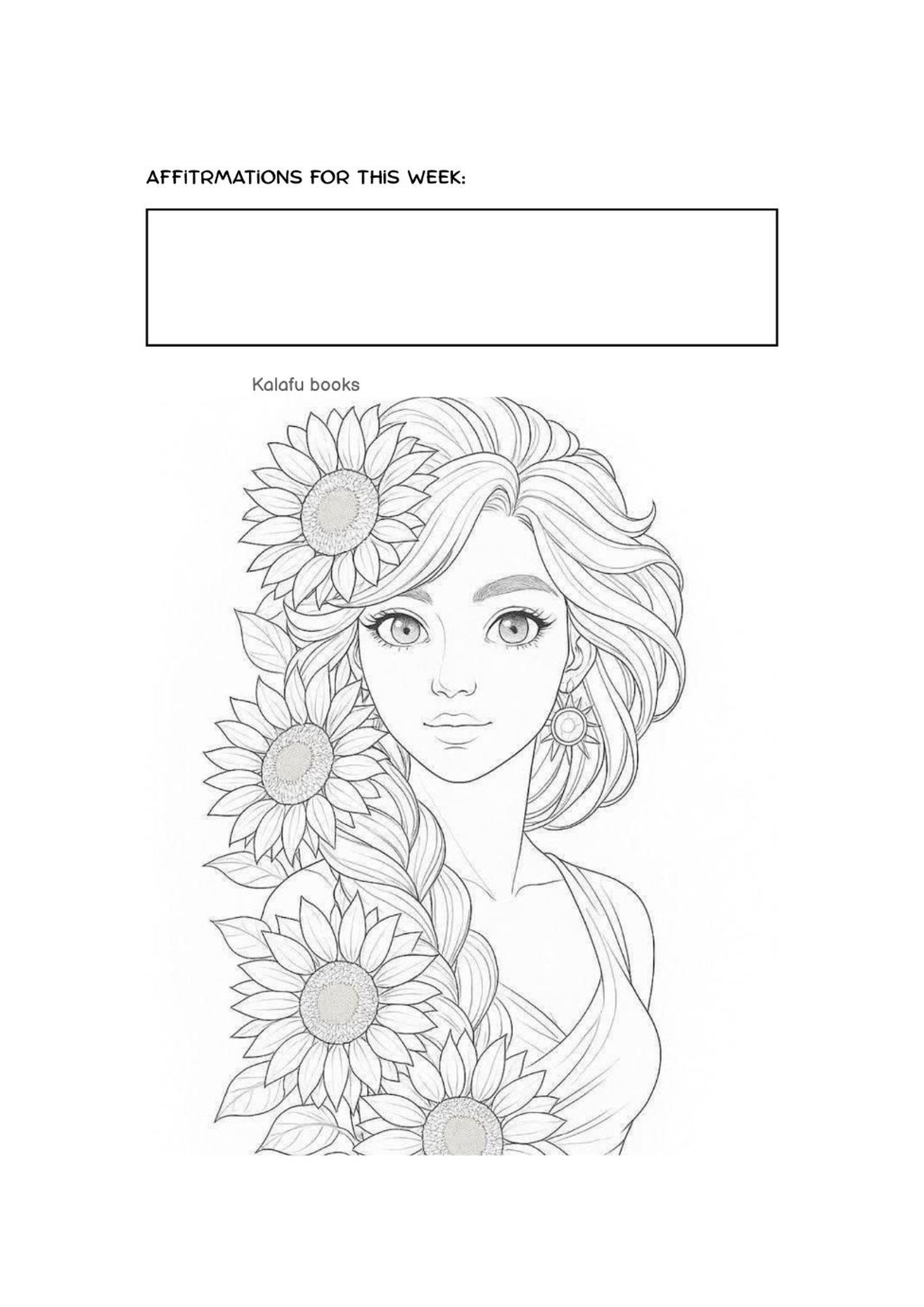 PETALS IN BLOOM COLORING BOOK