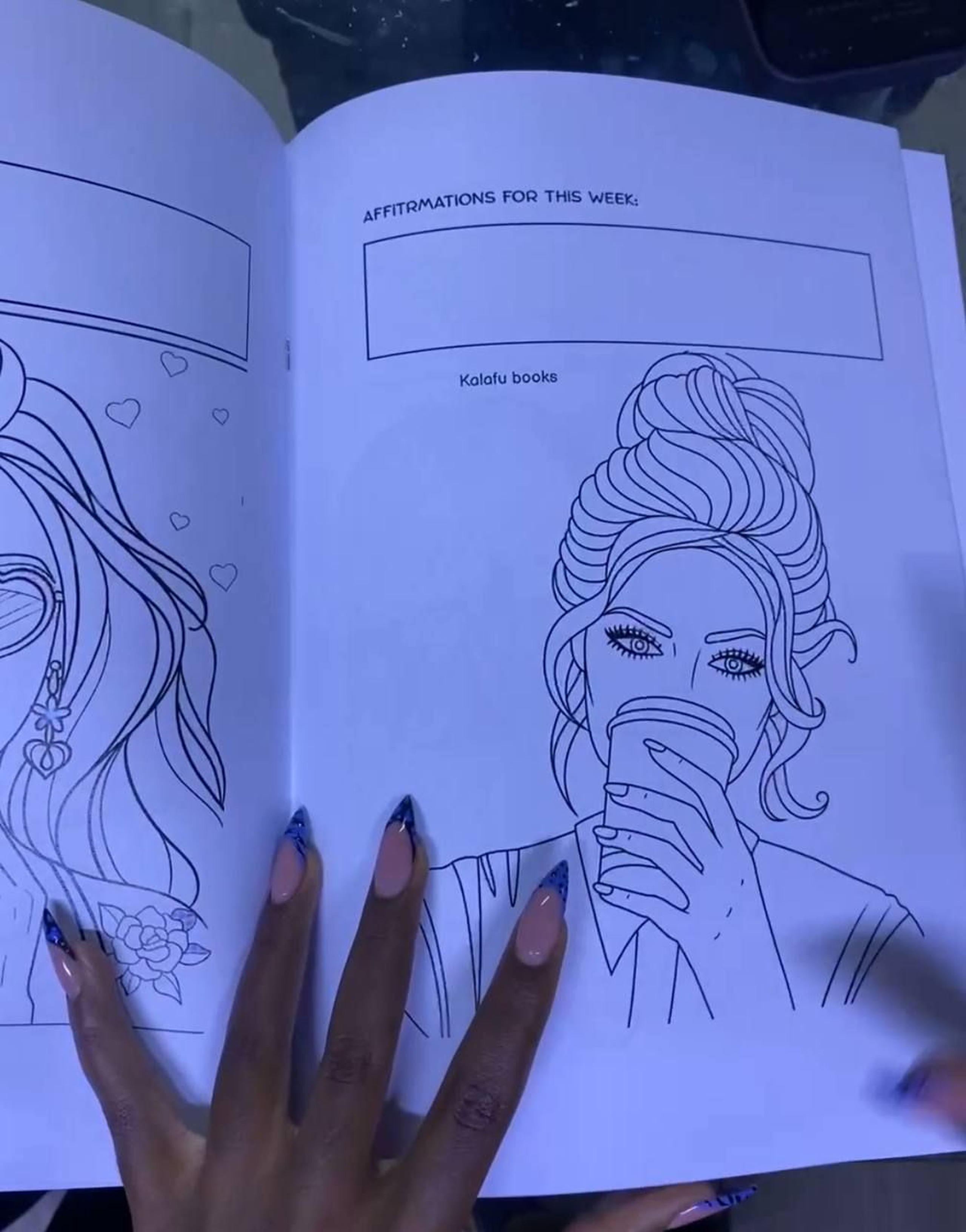 PETALS IN BLOOM COLORING BOOK