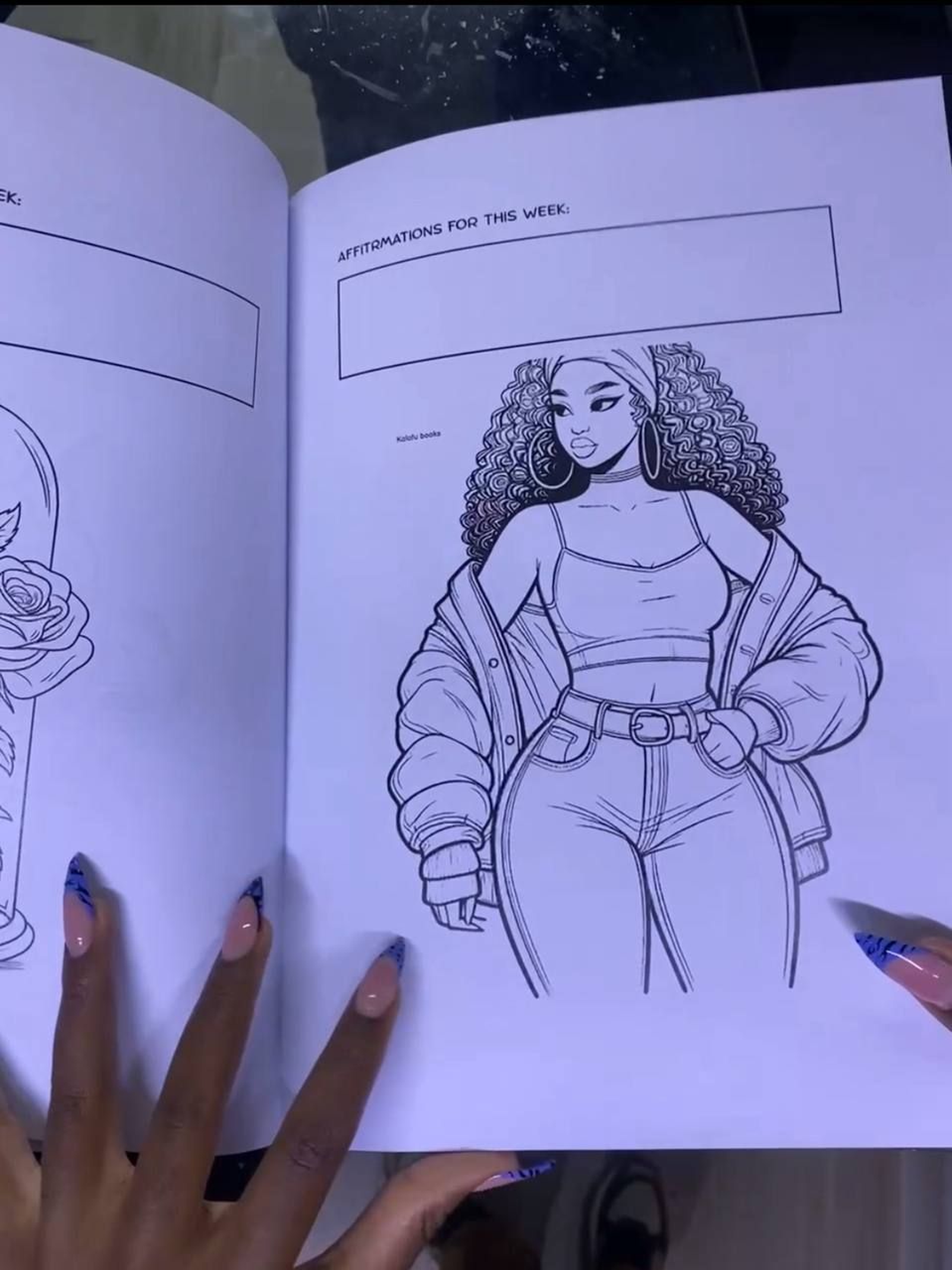 PETALS IN BLOOM COLORING BOOK