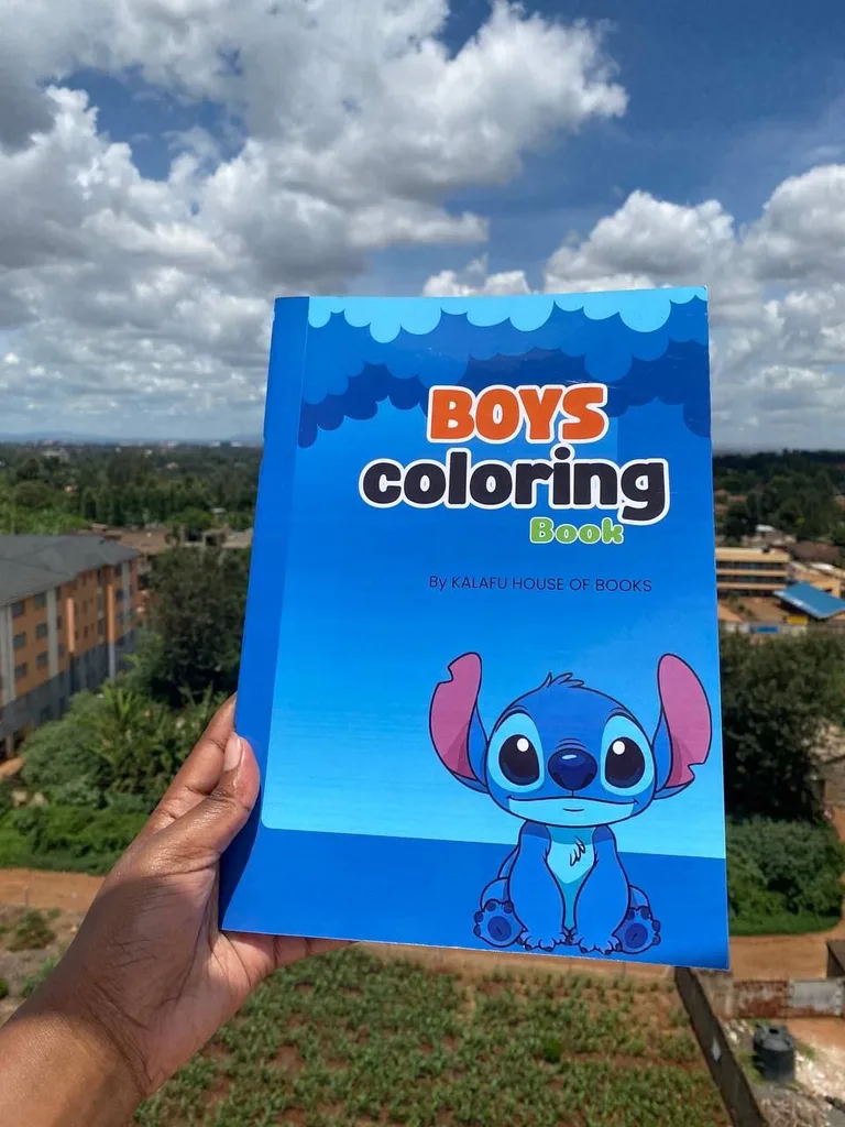 Boys Coloring Book Ages 5 – 10 Vol 1