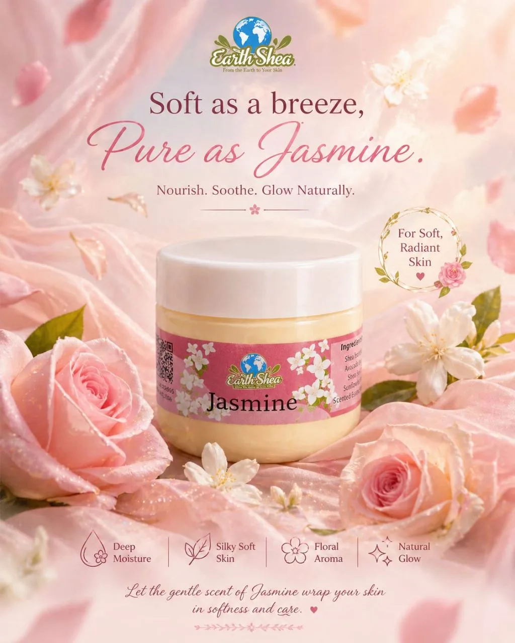 Earth Shea Jasmin Body Butter