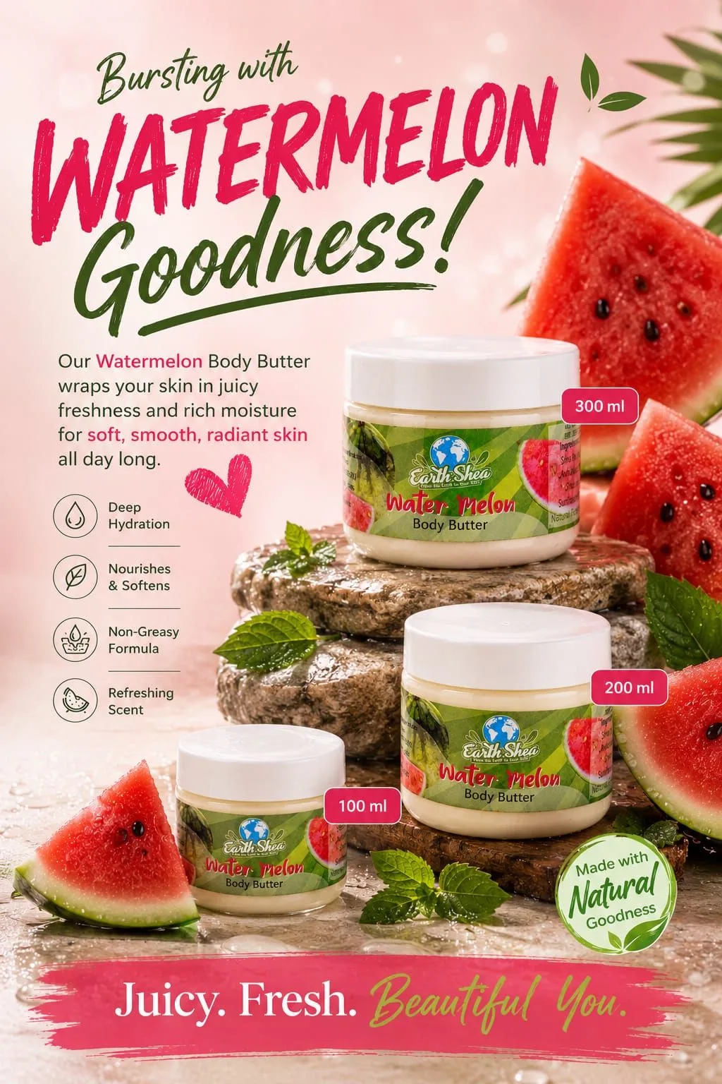 Earth Shea Water Melon Body Butter
