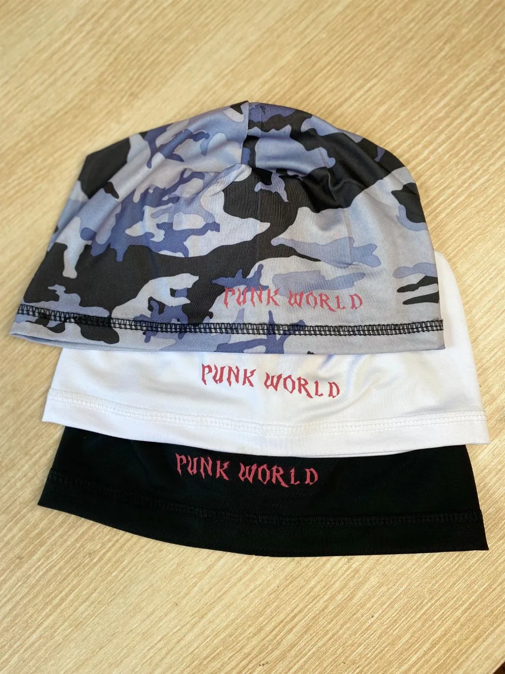 PUNK WORLD SKULL CAP