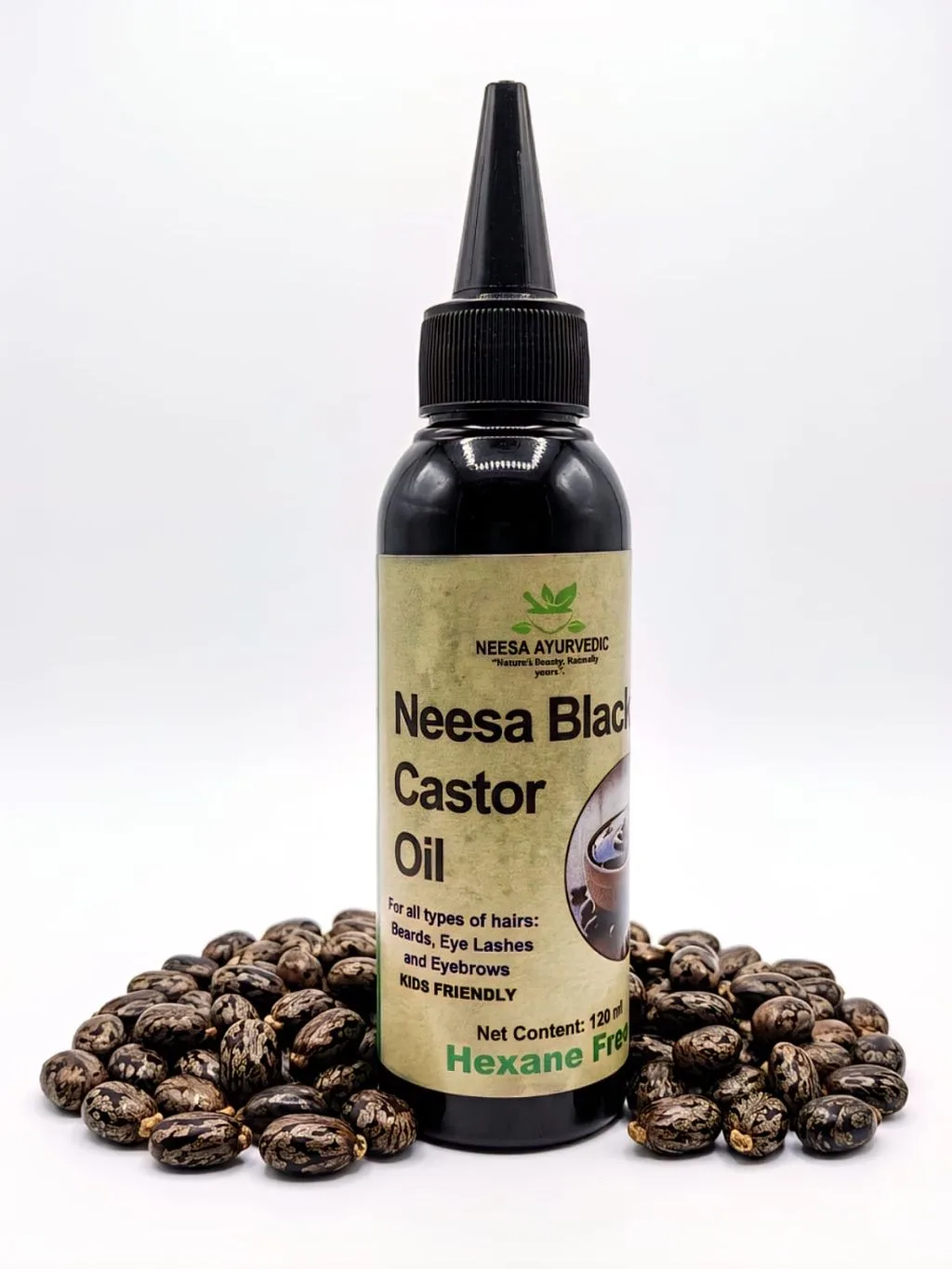 Neesa black castor oil 120