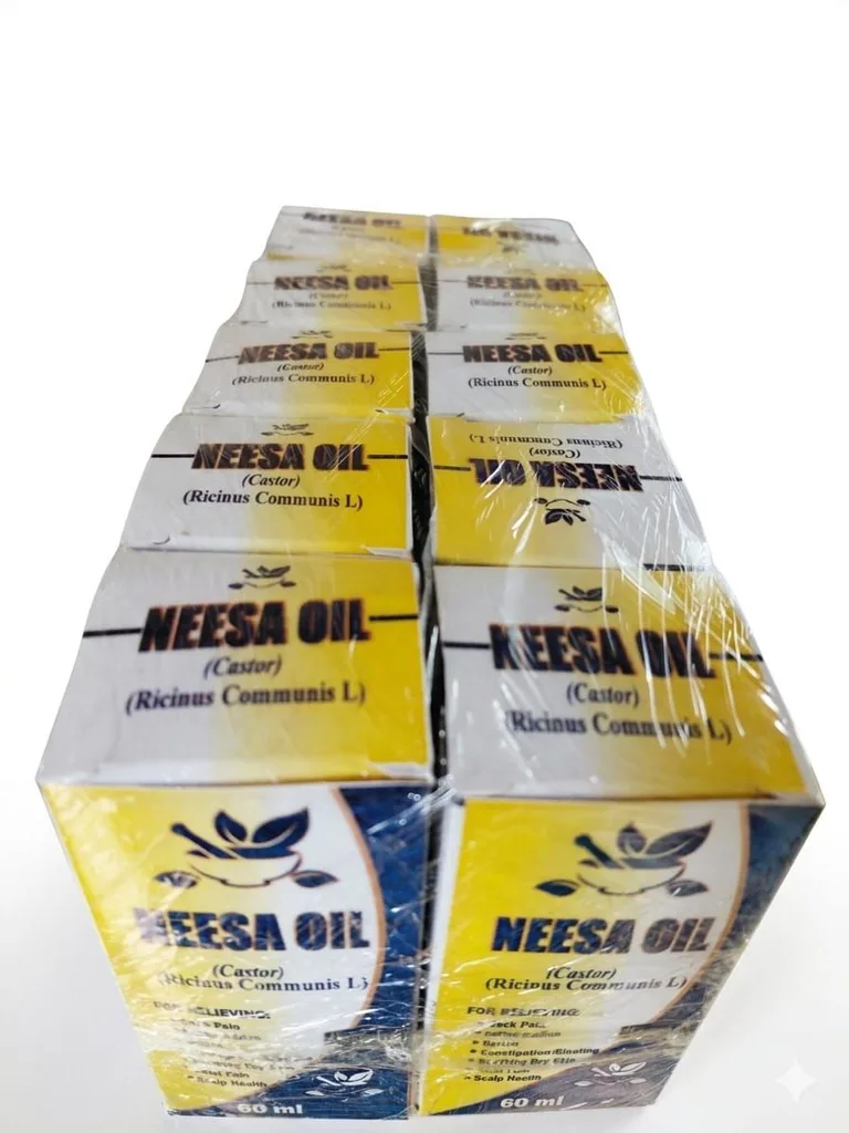 wholesale cold pressed castor oil 60mls (10pieces)