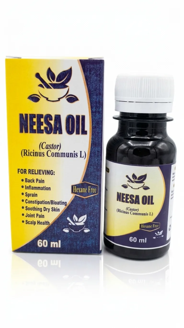 Neesa Cold Pressed Castor Oil 60mls