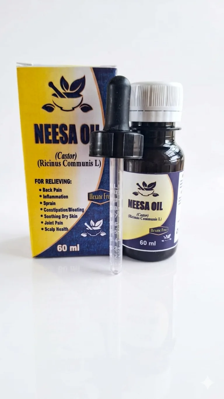 Neesa Cold Pressed Castor Oil 60mls