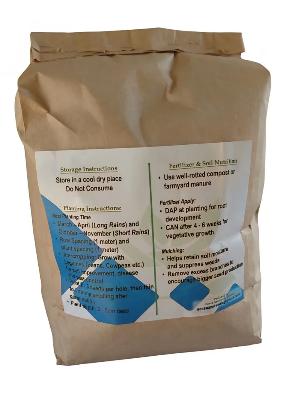 Castor seeds 2kg bag ( for planting)