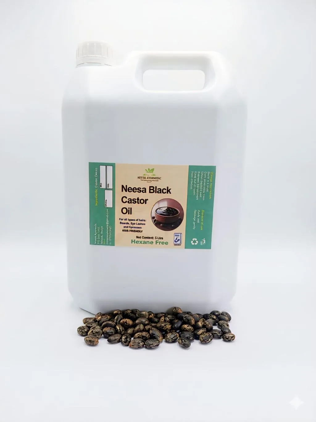 Wholesale black castor oil 5litres