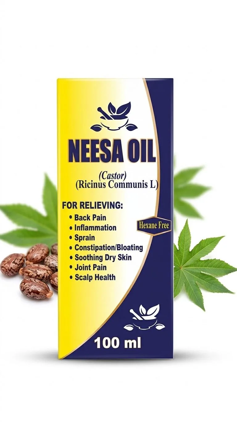 Neesa cold pressed castor oil 100ml
