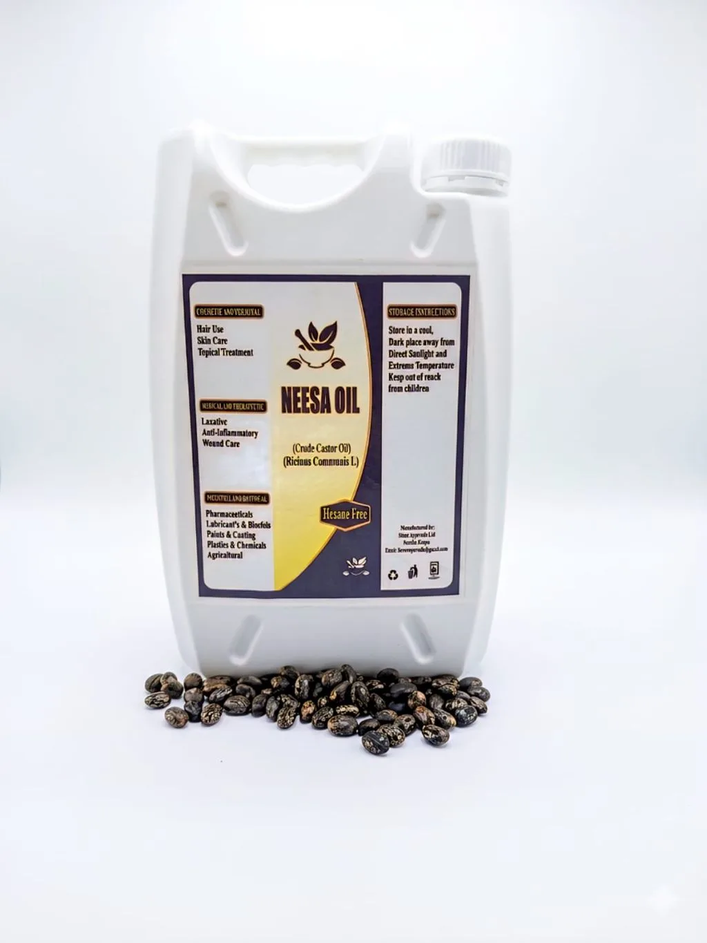 wholesale cold pressed castor oil 5litres