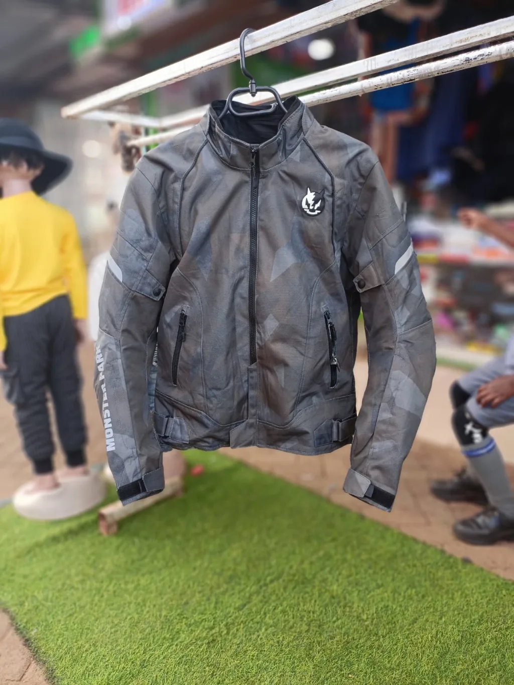 MONSTER PARK MOTO JACKET  TECHWEAR ARMOR ⚡
