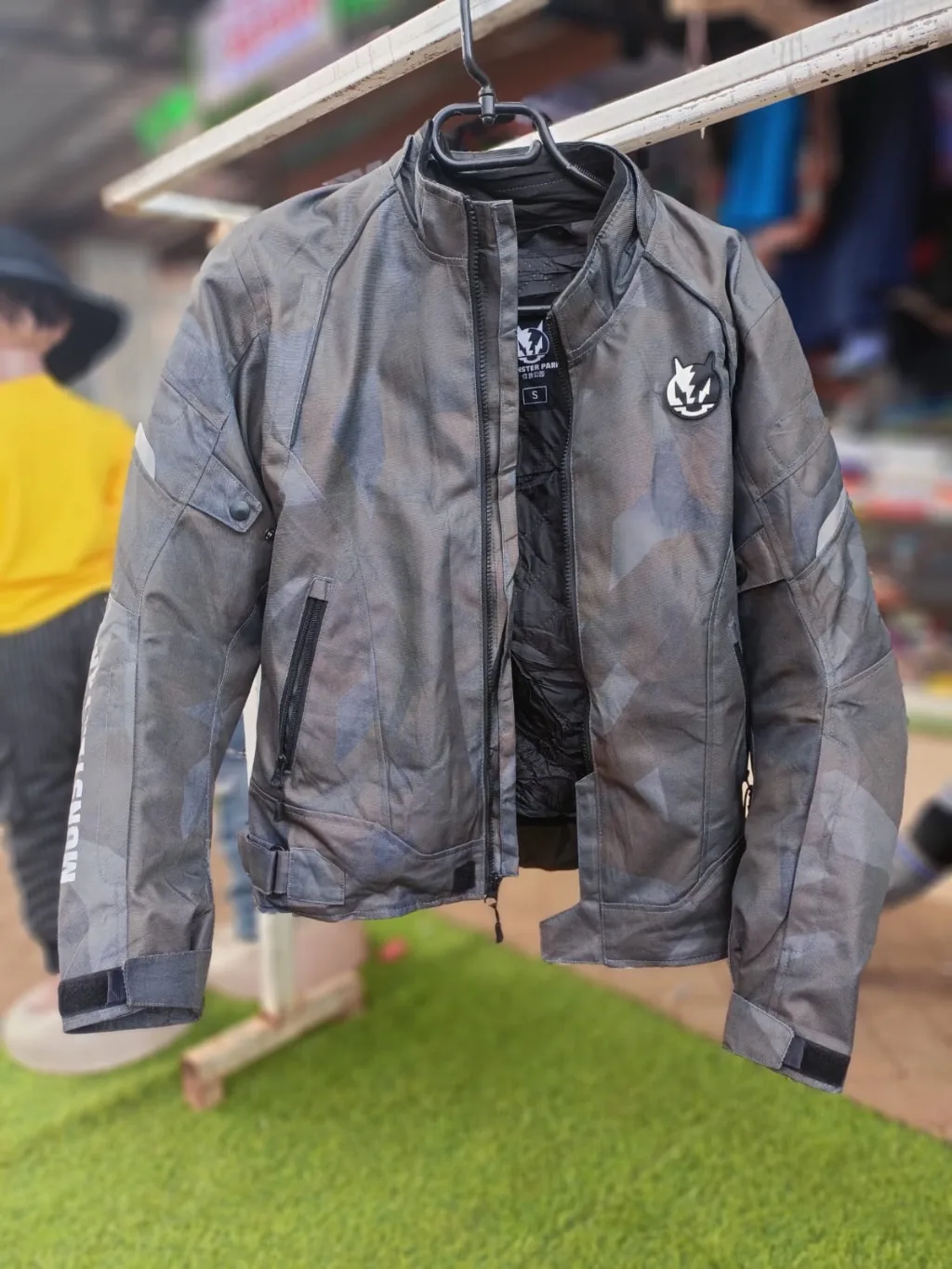 MONSTER PARK MOTO JACKET  TECHWEAR ARMOR ⚡