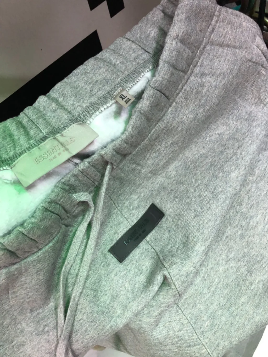 Fear of God Essentials Sweatpants | Heather Grey | Heavyweight Fleece | Size XL