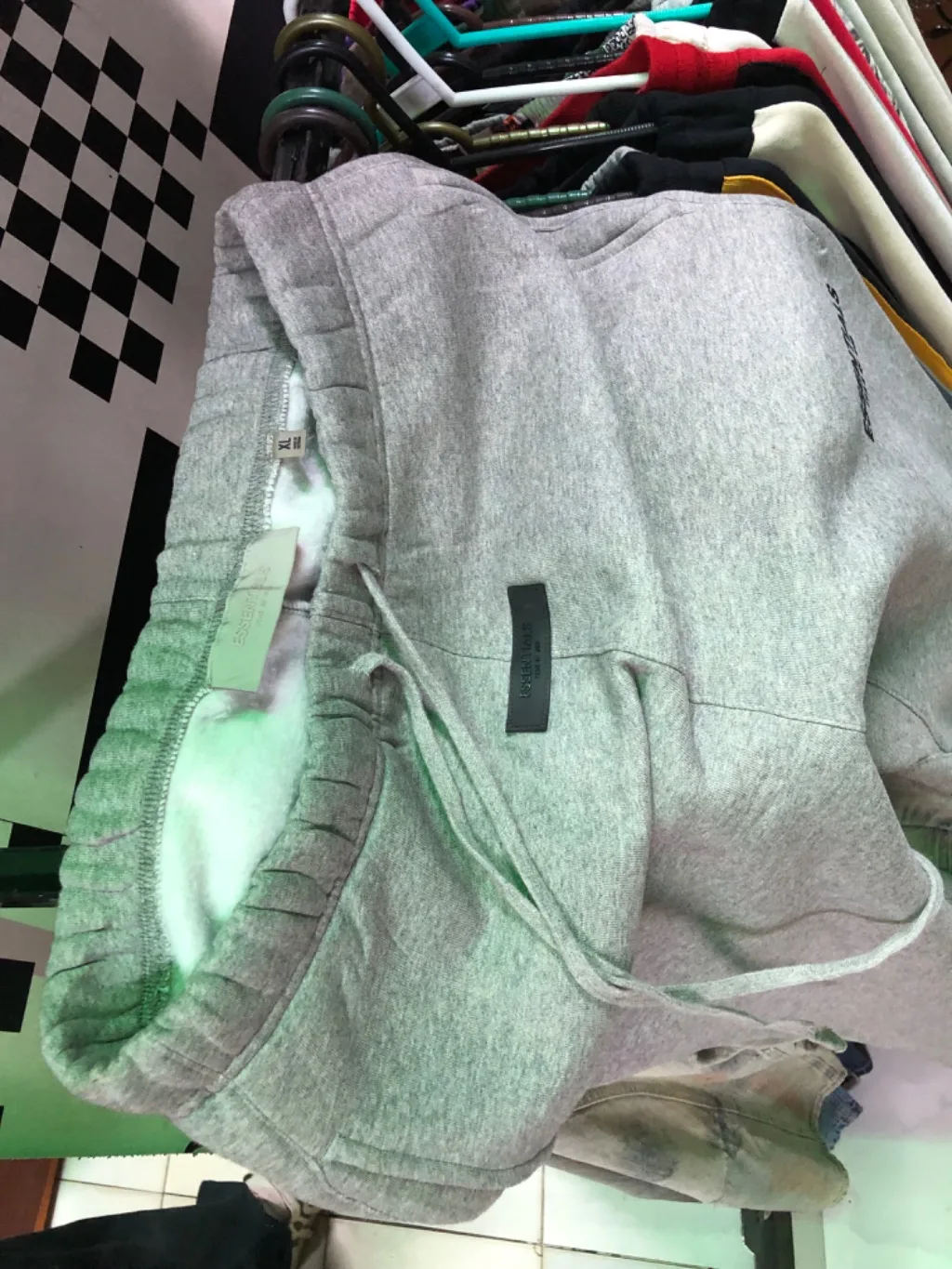 Fear of God Essentials Sweatpants | Heather Grey | Heavyweight Fleece | Size XL