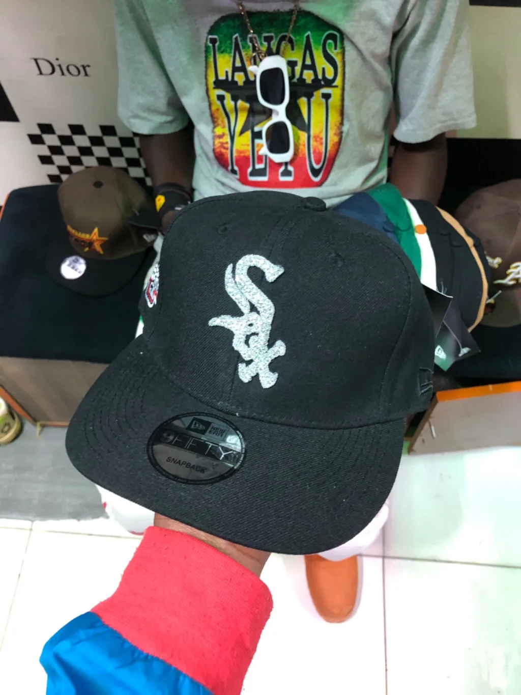New Era 9FIFTY Chicago White Sox Snapback - Black OSFM