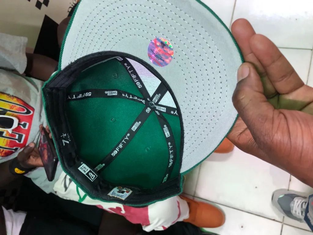 Vintage Forest Green Fitted Cap 7 1/2