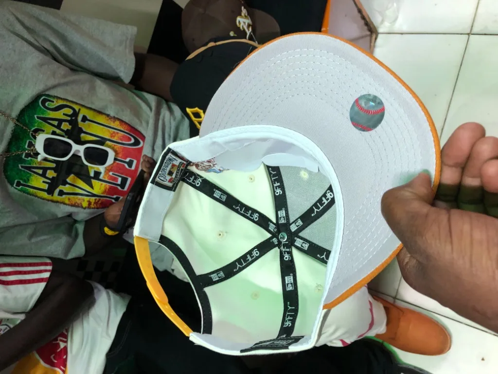 Vintage Cream Orange Two Tone Snapback