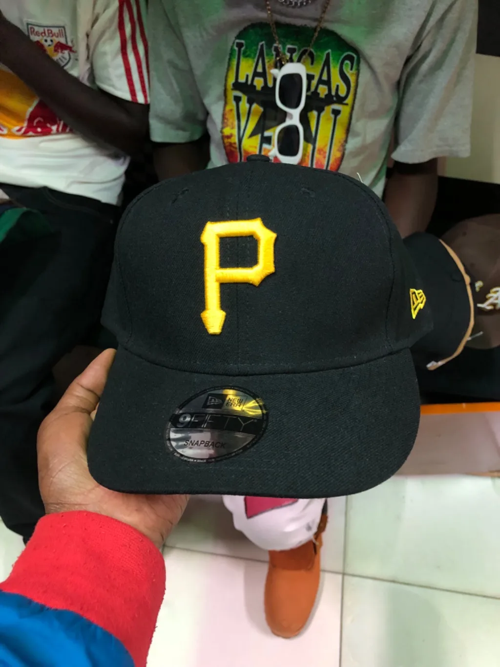 Vintage Black Snapback Cap