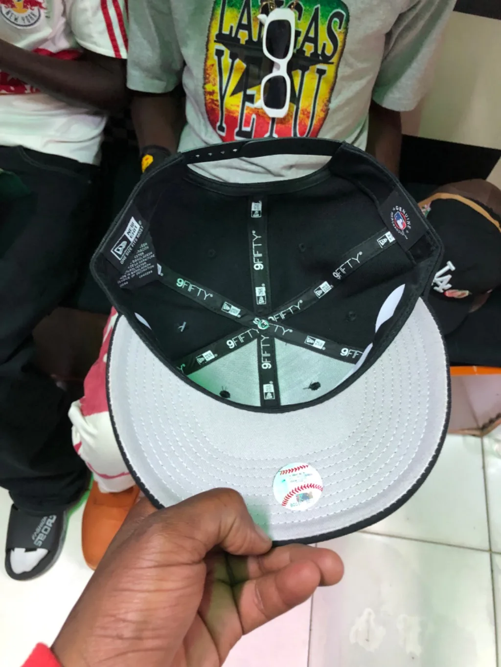 Vintage Black Snapback Cap