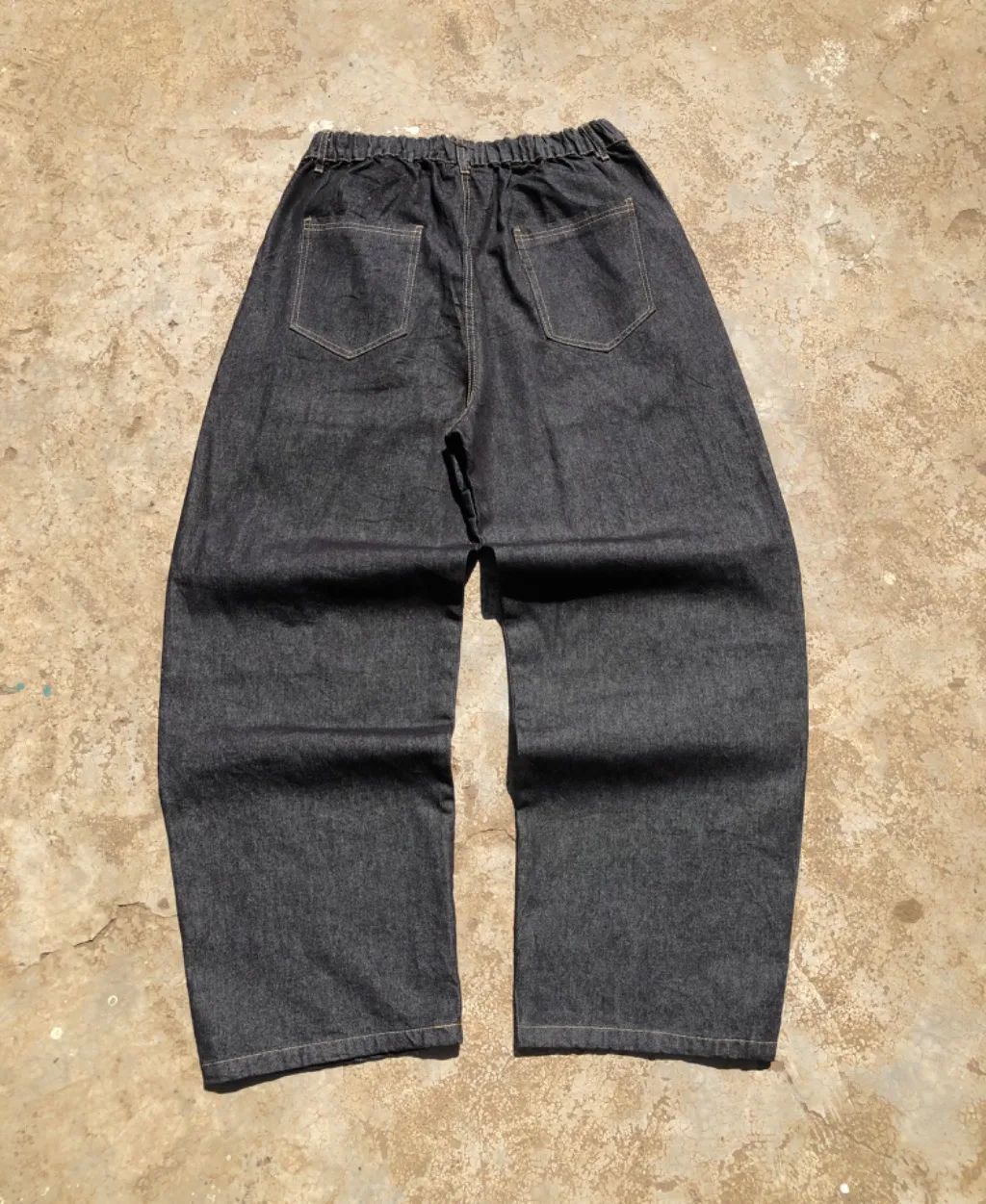 DARK WASH FLANNEL LINING DENIM