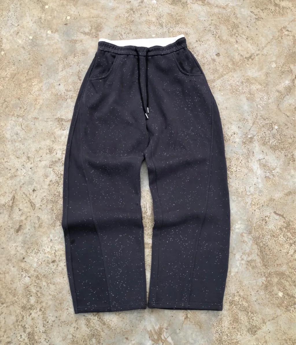 GALAXY SWEATPANTS 🌌 Speckled print | Contrast waistband | Relaxed fit
